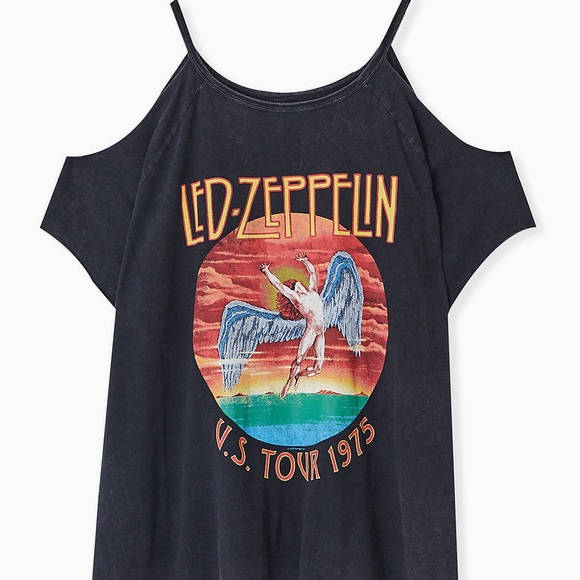 Distressed Led Zeppelin Top - Picture 1 of 2